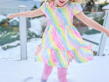 Load image into Gallery viewer, Ombre Rainbow Tunic Set with Leggings