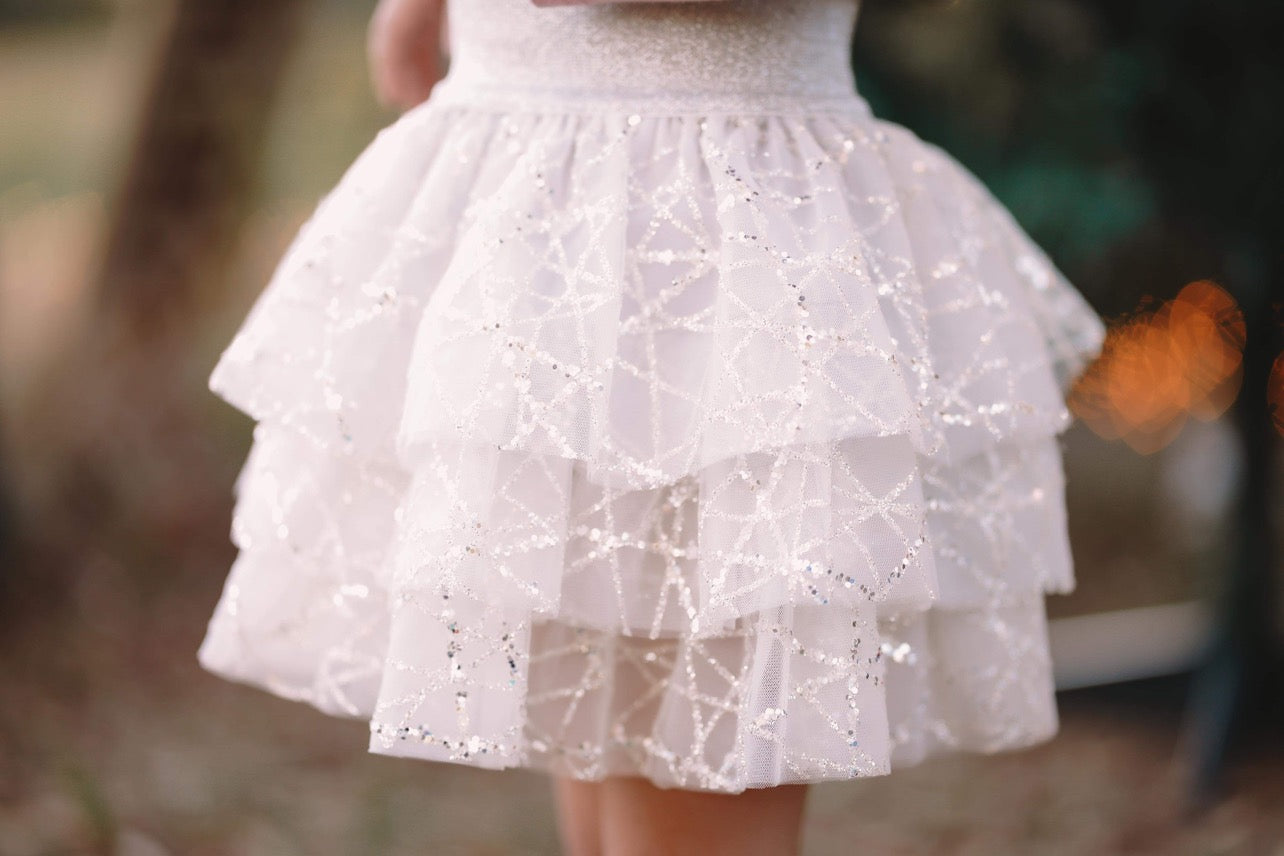 Silver Sparkle Skirt