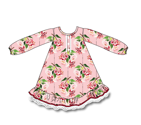 DOLL Pink Hollyberry dress