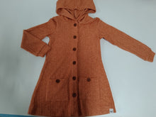Load image into Gallery viewer, Long Hooded Cardigans Girls/Women (Pink, Carmel, Black, Navy)
