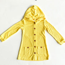 Load image into Gallery viewer, Girls Yellow with hood