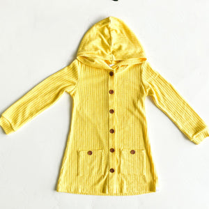Girls Yellow with hood