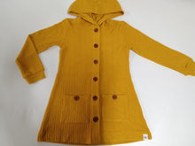 Load image into Gallery viewer, Long Hooded Cardigans Girls &amp; Women (green,mustard, pumpkin, red)